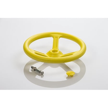 Creative Cedar Designs Yellow Plastic Playset Steering Wheel