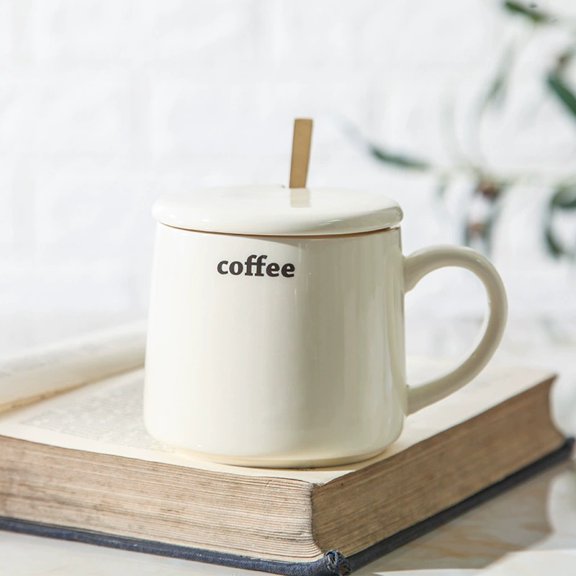 Creative Ceramic Coffee Mug 12oz - Stylish Durable Coffee Cup for Home Office, Microwave & Dishwasher Safe, Unique Gift for Tea Hot Cocoa