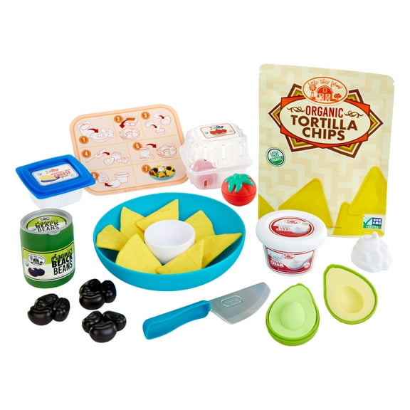 Little Tikes Creative Chefs Nacho Kit with Make-It Mix Play Sand, 22 Accessories, Realistic Pretend Play Nachos Maker, Boys, Girls, Ages 3+