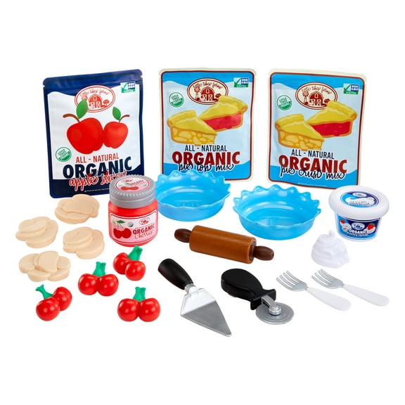 Little Tikes Creative Chefs Pizza Kit with Special Make-It Mix Play Sand, 18+ Accessories, Realistic Pretend Play Chef, Boys, Girls, Ages 3+