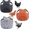 thumbnail image 1 of Creative Chicken Saddle For Hens, Feather Fixer & Back Protector For Poultry, Funny Tightness Hen Vest With Elastic Fit, Fruit Pattern Decoration, Reusable & Washable For Daily, 1 of 6