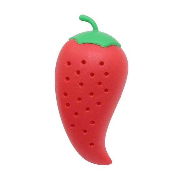 Creative Chili Spice Spice Filter Stew Soup Silicone Tea Herbal Infuser Filter Tools Seasoning Kit Kitchen Practical Gadgets