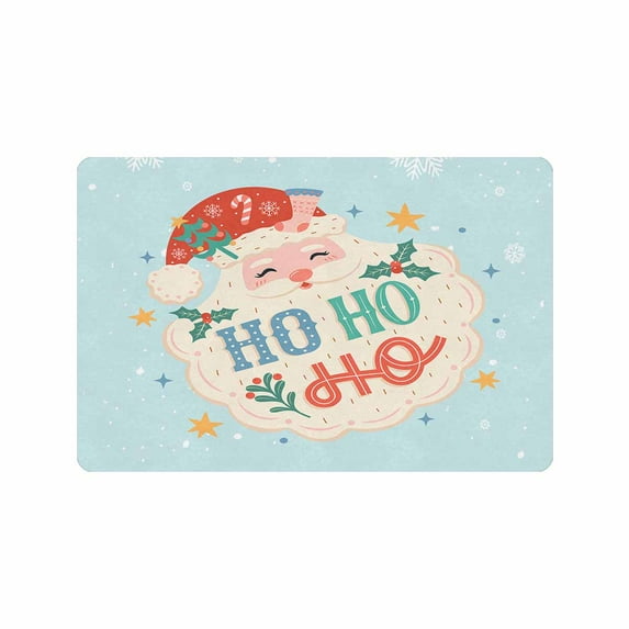 Creative Christmas Doormat - 24 x 16 Inch 30x 18 Inch, Washable Non-Slip for Indoor Outdoor Home Party Front Door Mat, Xmas Decorative Mat with Designs
