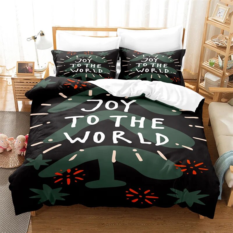 Creative Christmas Tree Bedding Set Duvet Cover Set 3d Bedding Digital Printing Bed Linen Size