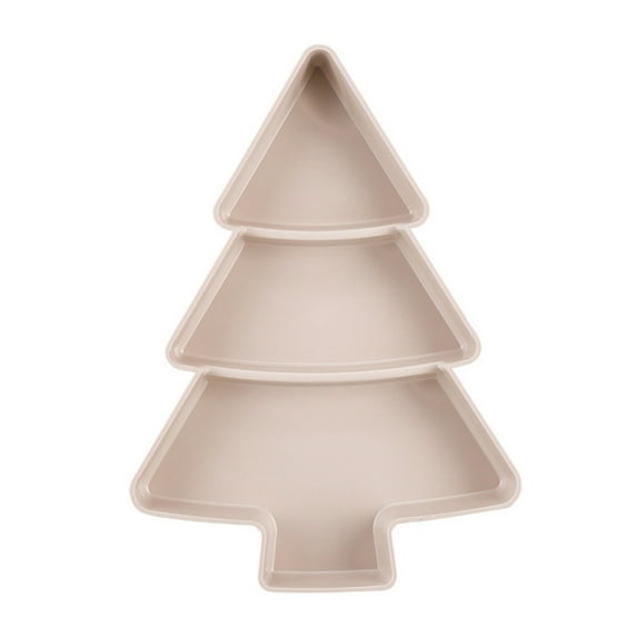 Creative Christmas Tree Shape Plates ,Candy Snacks Nuts Seeds Fruits Plastic Dishes Home Kitchen
