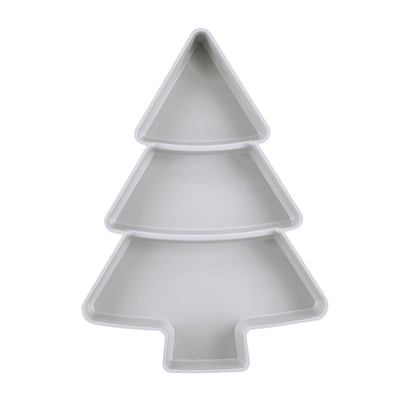 Creative Christmas Tree Shape Plates ,Candy Snacks Nuts Seeds Fruits Plastic Dishes Home Kitchen