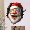 thumbnail image 1 of Creative Christmas Wall Breaking Claus Gift Box For Bedroom, Living Room, And Entryway Home Decoration Wall Stickers, 1 of 6