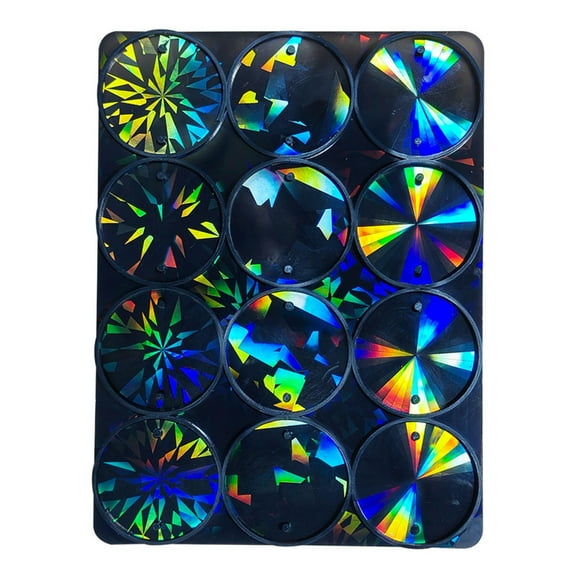 Creative Circular Pendant Mold Round Wind Chime Pendants Silicone Mold Holographical DIY Crafts Ornament Casting Mould