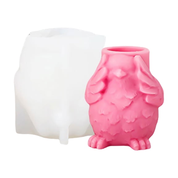 Creative Circular Silicone Molds for Holders Home Decoration for Concrete Stabkerzen Lights, Easy to Use