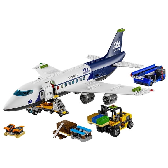 Creative City Airbus Cargo Aircraft Building Blocks, DIY Educational Airplane Model Bricks Toy, STEM Construction Play Set, Ideal Birthday Holiday Gift for Kids Boys