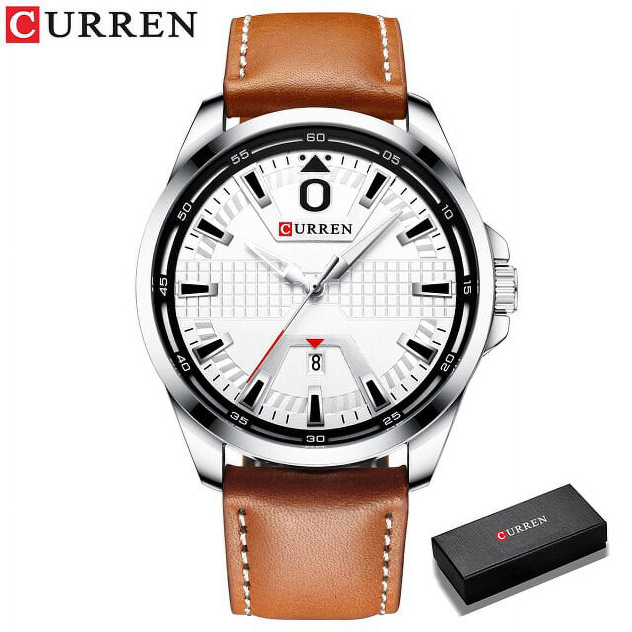 Creative Clock Watch Man Fashion Luxury Watch Brand Curren Leather ...