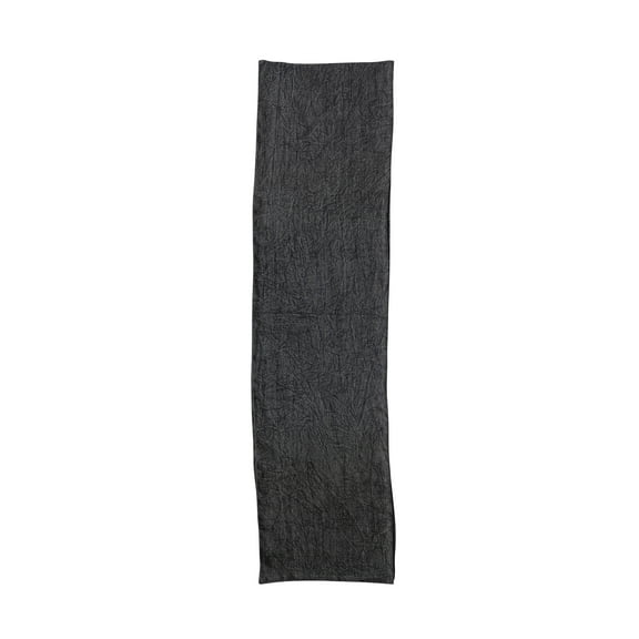 Creative Co-Op 108 Inches Stonewashed Linen Table Runner for Kitchen Decorations, Charcoal