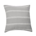 thumbnail image 1 of Creative Co-Op 20" Square Interwoven Double-Striped Cotton Pillow Cover, 1 of 5