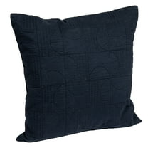 Creative Co-Op 20" Square Modern Geometric Quilted Pillow Cover