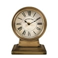 thumbnail image 1 of Creative Co-Op 3.62" Quartz Gold Metal Tabletop Clock, 1 of 3