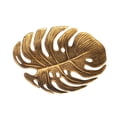 thumbnail image 1 of Creative Co-Op Antique Monstera Leaf Elegance, Gold, 1 of 5