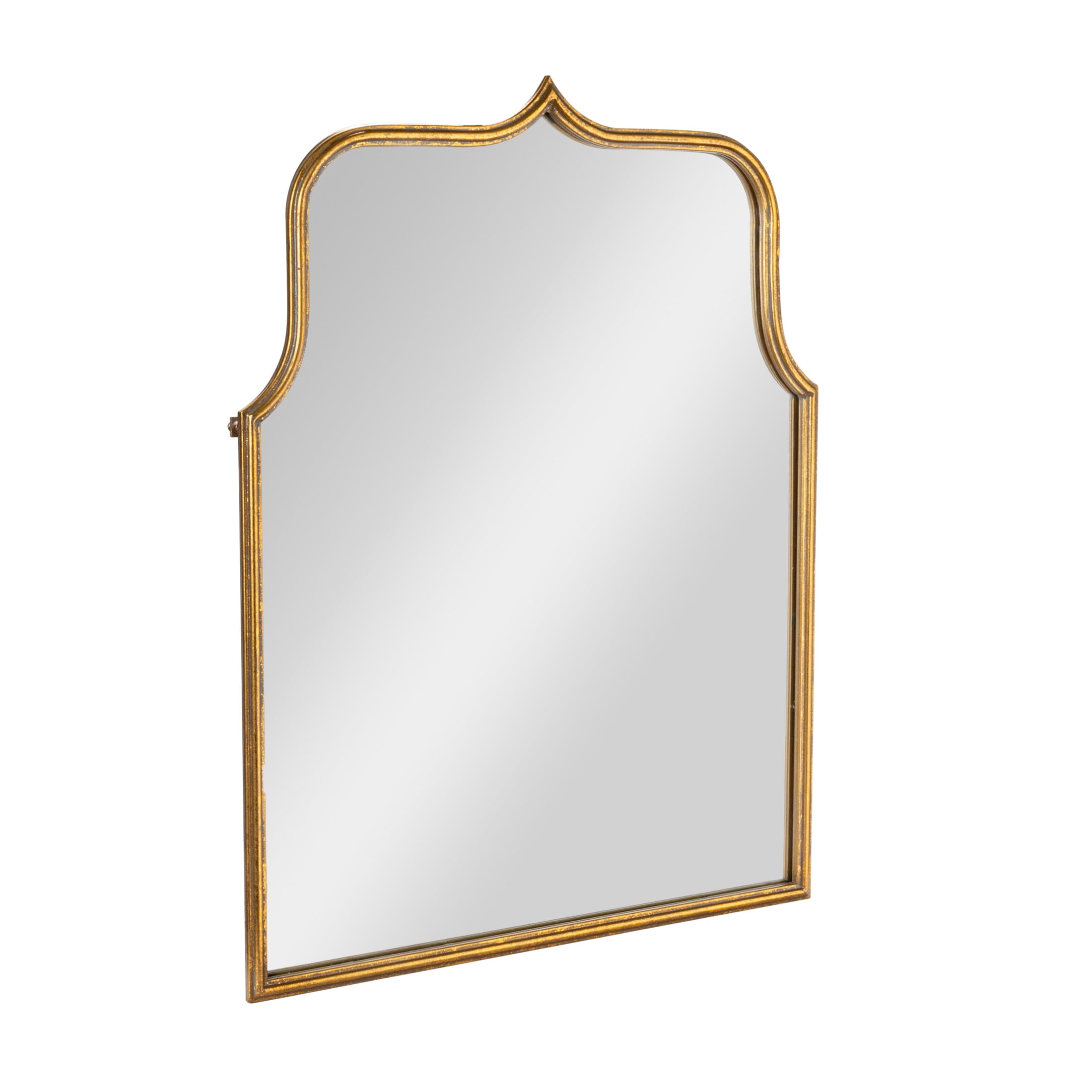 Creative CoOp Arched Metal Framed Wall Mirror, Antique Goldleaf