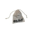 thumbnail image 1 of Creative Co-Op Boho Woven Bamboo Napkin Rings in Linen Drawstring Bag, Set of 4, 1 of 1