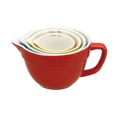 Creative Co-Op Bowl Shaped Measuring Cups (Set of 4 Sizes)