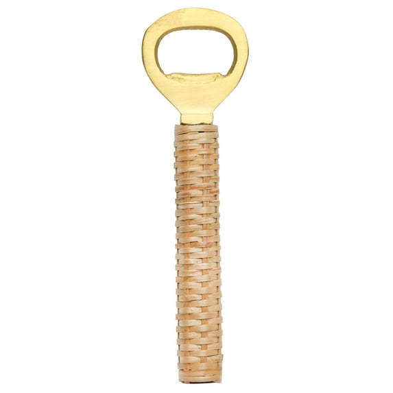 Creative Co-Op Brass Bottle Opener with Handle