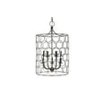 thumbnail image 1 of Creative Co-Op Bronze Metal Chandelier with Circlet Designs & 12 Lights, 1 of 3