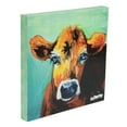 thumbnail image 1 of Creative Co-Op Canvas Wall Décor with Cow Image, 1 of 12