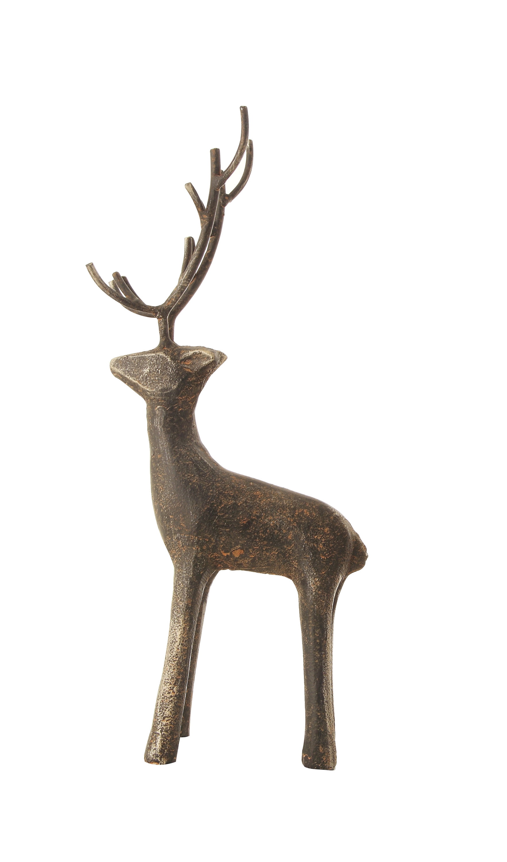 Creative Co-Op Cast Iron Standing Deer Figurine