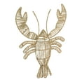 thumbnail image 1 of Creative Co-Op Coastal Catch Seagrass Lobster Wall Decor, Natural, 1 of 3