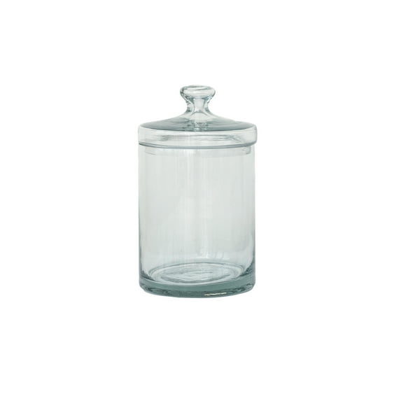 Creative Co-Op Compact Glass Jar with Lid, Clear