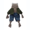 thumbnail image 1 of Creative Co-Op Cotton Frog in Shirt and Shorts, 1 of 4