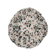 thumbnail image 1 of Creative Co-Op Cotton Pleated Pillow with Floral Pattern, 1 of 4