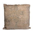 thumbnail image 1 of Creative Co-Op Cotton Velvet Printed Pillow with Design and Fringe, Multicolor, 1 of 3