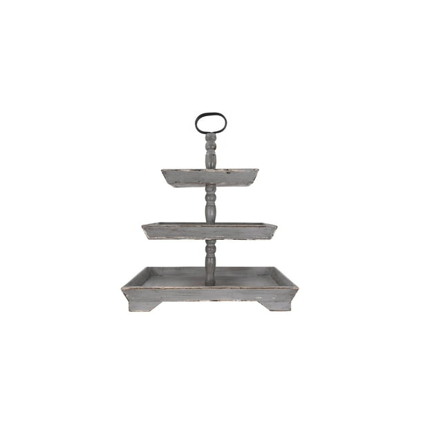 Creative CoOp Decorative 3 Tier Tray
