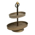 thumbnail image 1 of Creative Co-Op Decorative Metal 2-Tier Tray, 1 of 13