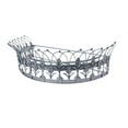 thumbnail image 1 of Creative Co-Op Decorative Metal Curtain or Canopy Crown, Silver Finish, 1 of 8