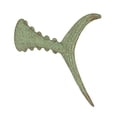 thumbnail image 1 of Creative Co-Op Distressed Metal Tuna Tail Accent Decor, Aqua, 1 of 1