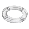 thumbnail image 1 of Creative Co-Op Elegant Curved Glass Dish and Votive Holder, Clear, 1 of 3