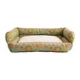 thumbnail image 1 of Creative Co-Op Floral Cotton and Sherpa Pet Bed with Removable Cover, Taupe, Green and Mint, 1 of 7