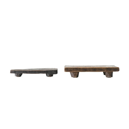 Storied Home Found Decorative Wood Pedestal (Each one will vary)