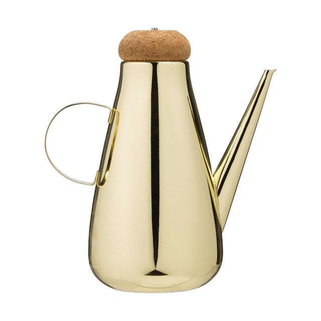Creative CoOp Gold Electroplated Stainless Steel Oil Cruet with Cork