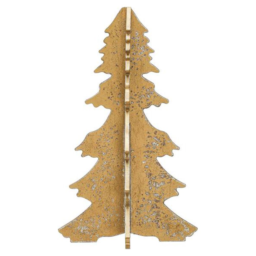 Creative CoOp Gold Laser Cut Interlocking Tree