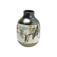 thumbnail image 1 of Creative Co-Op Hand Painted Stoneware Vase with Reactive Glaze, Multicolor, 1 of 8