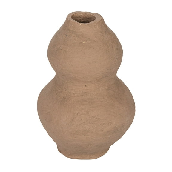 Creative Co-Op Handmade Paper Mch Vase with Dusty Color and Smooth Design, Pink