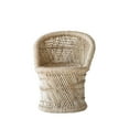 thumbnail image 1 of Creative Co-Op Handwoven Bamboo and Rope Chair, Tan, 1 of 6