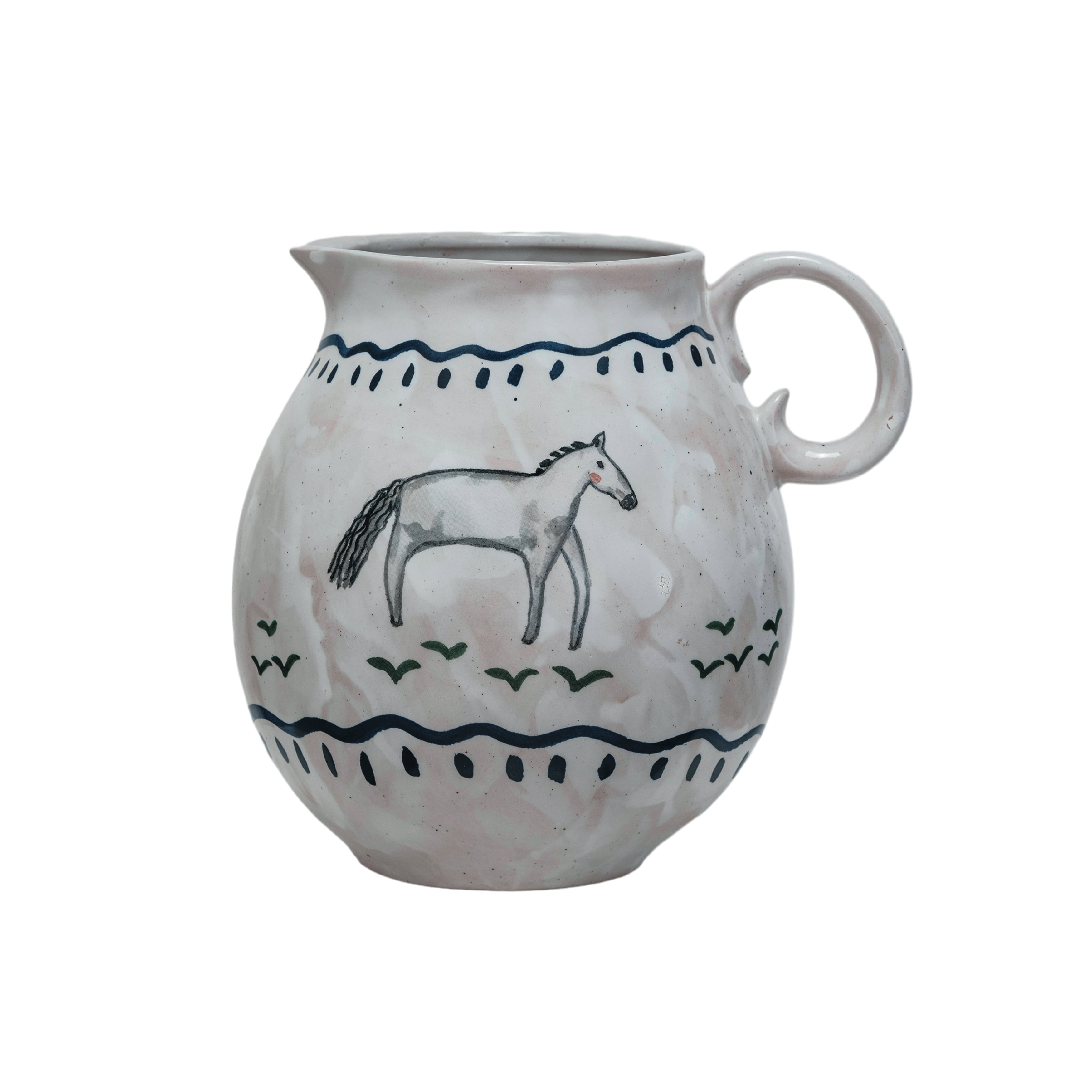 Creative Co-Op Stoneware Pitcher