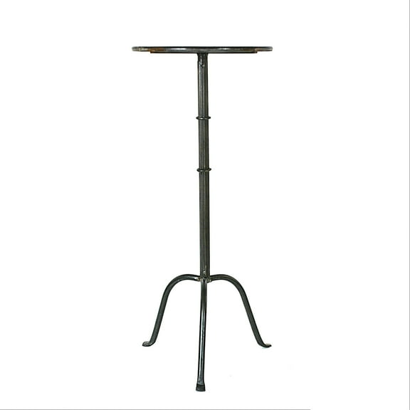 Creative Co-Op Indoor Transitional Stable 100% Iron End Table, Black