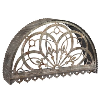 Creative Co-Op Magnesia Swan Wall Decor - Distressed Resin & Metal Crown, 19.5x8x23.5 Inches 4 thumbnail image