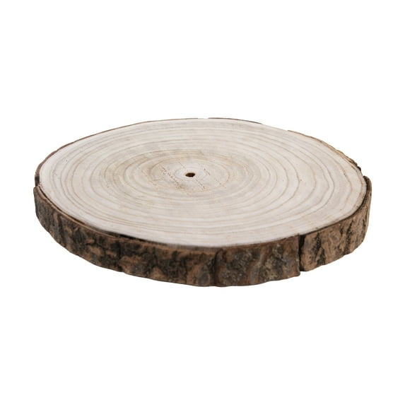 Creative Co-Op Large Round Paulownia Wood Slice