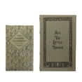 thumbnail image 1 of Creative Co-Op MDF & Canvas Book Storage Boxes, Set of 2 "All The Little Things", 1 of 5