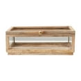 thumbnail image 1 of Creative Co-Op Mango Wood and Glass Display Box with Lid, Clear, 1 of 9